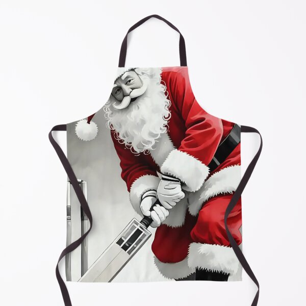 Item preview, Santa playing cricket. designed and sold by Nomad-Maynard.