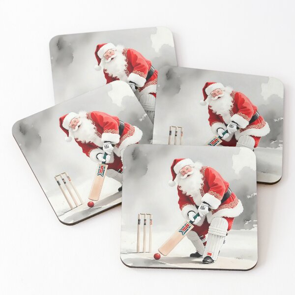 Item preview, Santa playing cricket.   designed and sold by Nomad-Maynard.