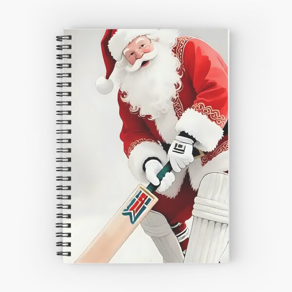 Item preview, Santa playing cricket.   designed and sold by Nomad-Maynard.