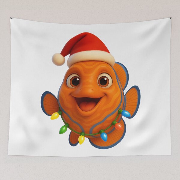 Item preview, Christmas Discus Fish designed and sold by Sillytoe.