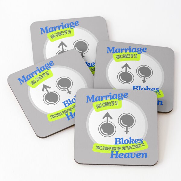 Item preview, Marriage is Blokes' eternity  designed and sold by MSM Mad Strawberry Market.