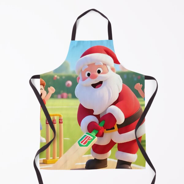 Item preview, Santa playing cricket. designed and sold by Nomad-Maynard.