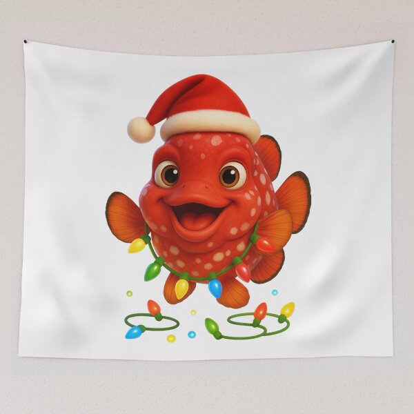 Item preview, Christmas Flowerhorn Fish designed and sold by Sillytoe.