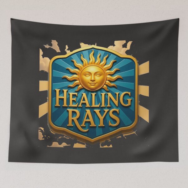 Item preview,  Sun of Righteousness – Healing Rays 3D Label , designed and sold by PaintMeWorld.