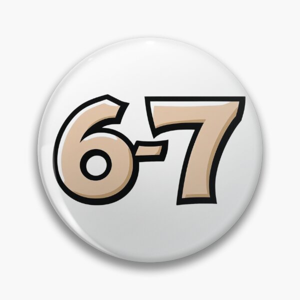Item preview, 6 7 Six Seven 3D Typography designed and sold by WHITE FLAME PRINTS.