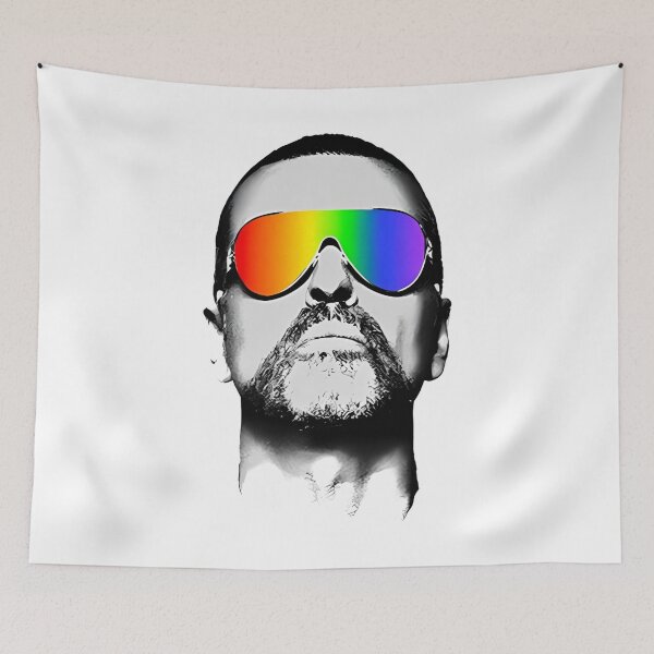Item preview, George Michael Singer-songwriter and record producer designed and sold by johncaseyart.