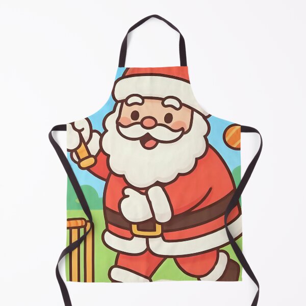 Item preview, Santa playing cricket. designed and sold by Nomad-Maynard.