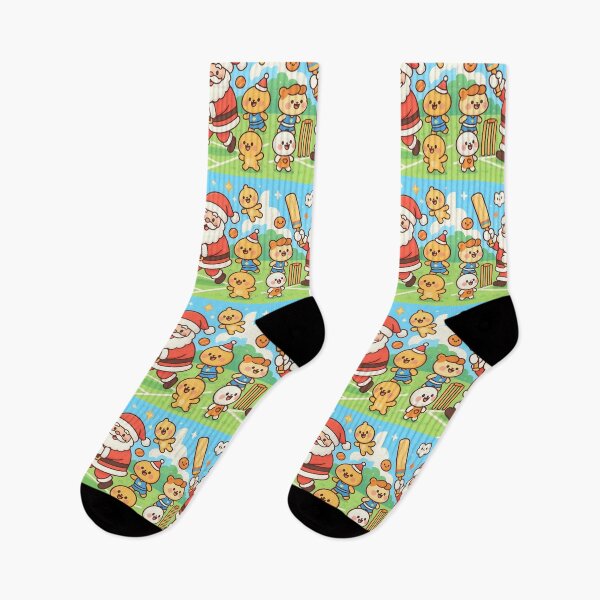 Item preview, Santa playing cricket.   designed and sold by Nomad-Maynard.