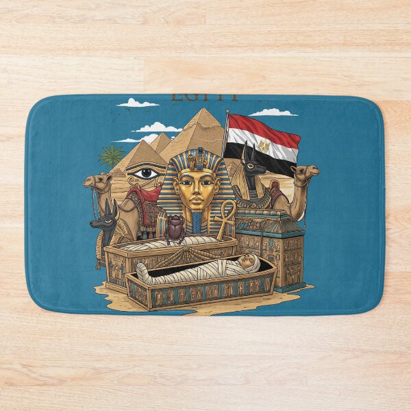 Item preview, Une collection de symboles de l'Égypte antique : les pyramides, le masque de Toutankhamon et l'Œil d'Horus. designed and sold by thechoice1.