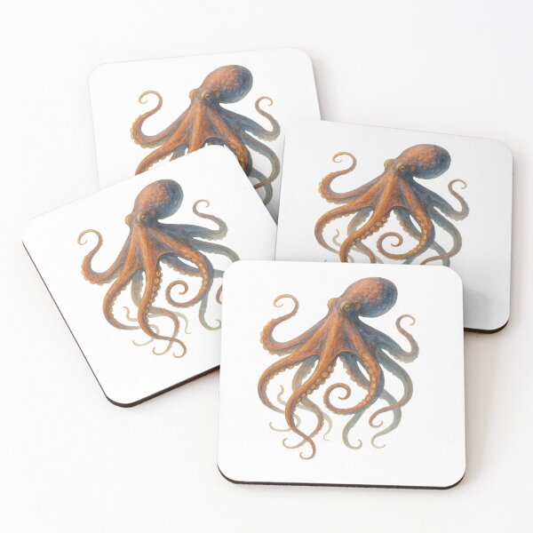 Item preview, Ocean Depths Octopus designed and sold by TheJoyfulPen.