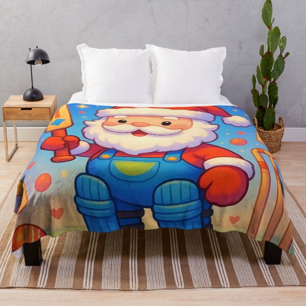 Item preview, Santa playing cricket.   designed and sold by Nomad-Maynard.