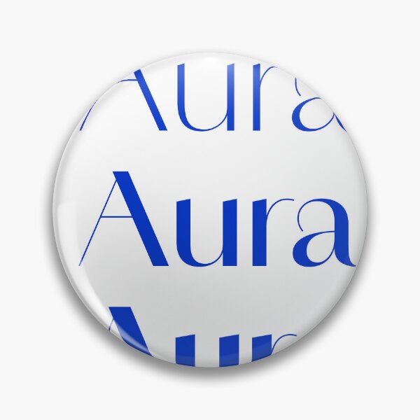 Item preview, Aura – Modern Minimalist Blue Typography Poster designed and sold by milafogaca.