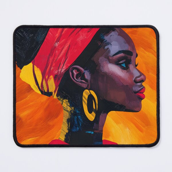 Item preview, African Woman in Vibrant Side Profile designed and sold by daila70.