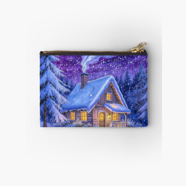 Item preview, Cosy Snow Covered Cottage designed and sold by acceleratorhams.