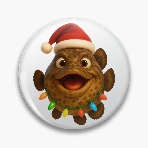 Item preview, Christmas Goliath Grouper Fish designed and sold by Sillytoe.
