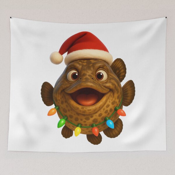 Item preview, Christmas Goliath Grouper Fish designed and sold by Sillytoe.
