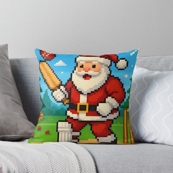 Item preview, Santa playing cricket.   designed and sold by Nomad-Maynard.