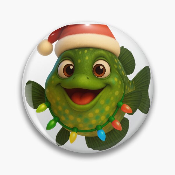 Item preview, Christmas Green Sunfish designed and sold by Sillytoe.