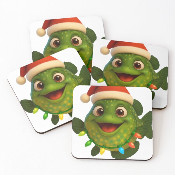Item preview, Christmas Green Sunfish designed and sold by Sillytoe.