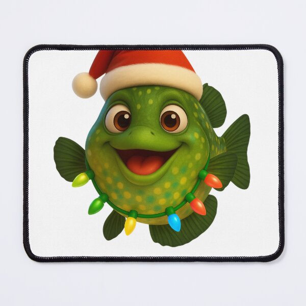 Item preview, Christmas Green Sunfish designed and sold by Sillytoe.