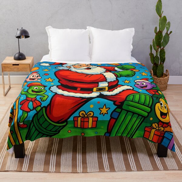 Item preview, Santa playing cricket.   designed and sold by Nomad-Maynard.