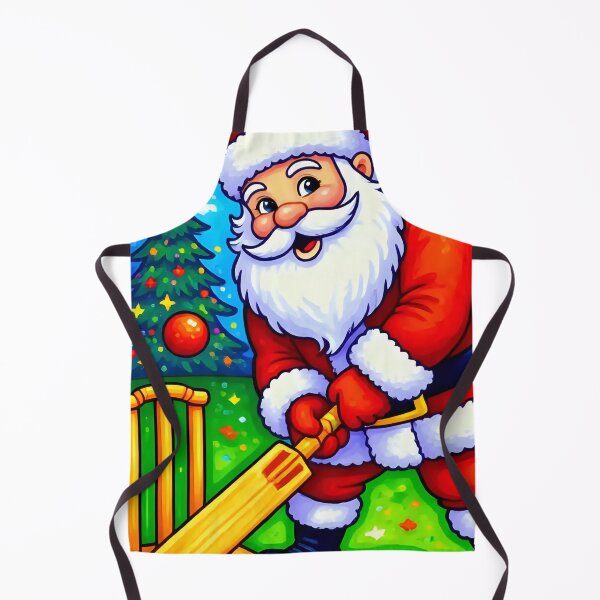 Item preview, Santa playing cricket. designed and sold by Nomad-Maynard.