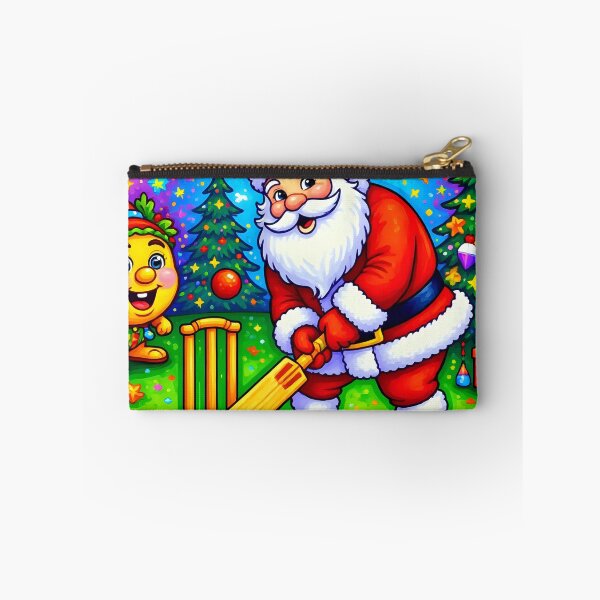 Artikelvorschau, Der Weihnachtsmann spielt Cricket. entworfen und verkauft von Nomad-Maynard.