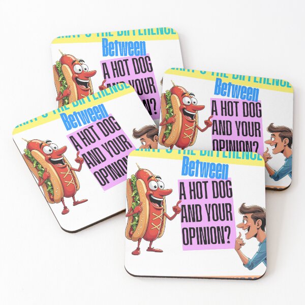Item preview, Funny Hot Dog Opinion  designed and sold by MSM Mad Strawberry Market.