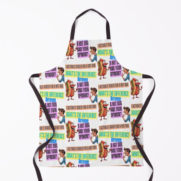 Item preview, Funny Hot Dog Opinion designed and sold by MSM Mad Strawberry Market.