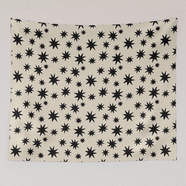 Item preview, Star Black and White designed and sold by LittleFishStud.