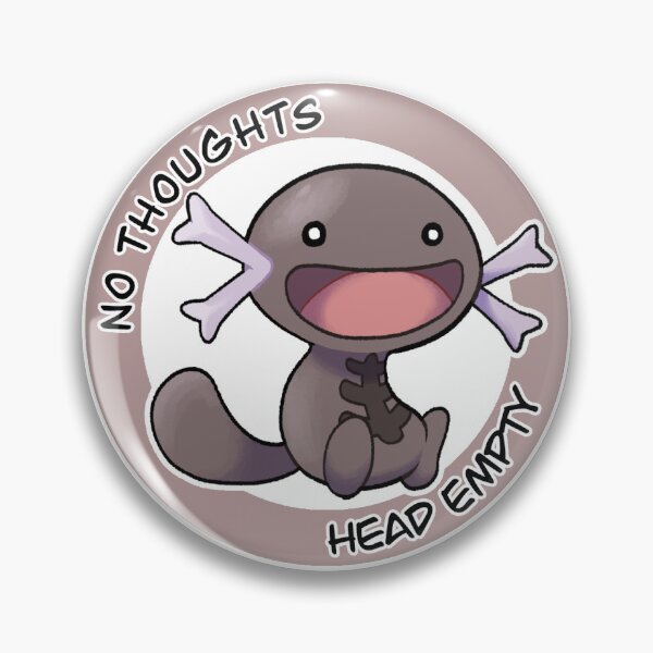 Item preview, No Thoughts Paldean Wooper designed and sold by thatmothlady.