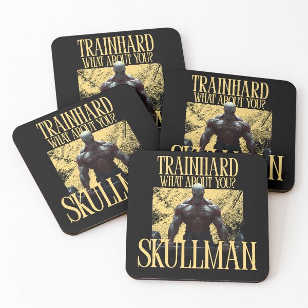 Item preview, Skullman Powerlift — TrainHard Vintage Grunge Edition designed and sold by TrainHardCo.