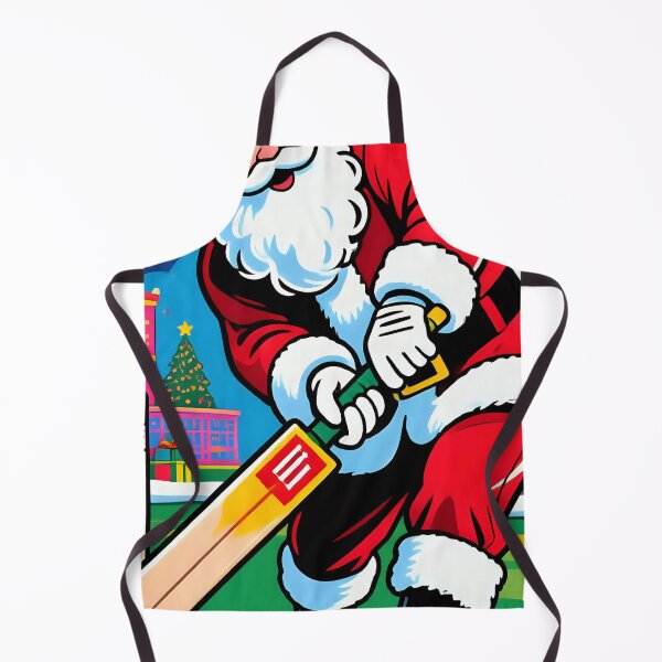Item preview, Santa playing cricket. designed and sold by Nomad-Maynard.
