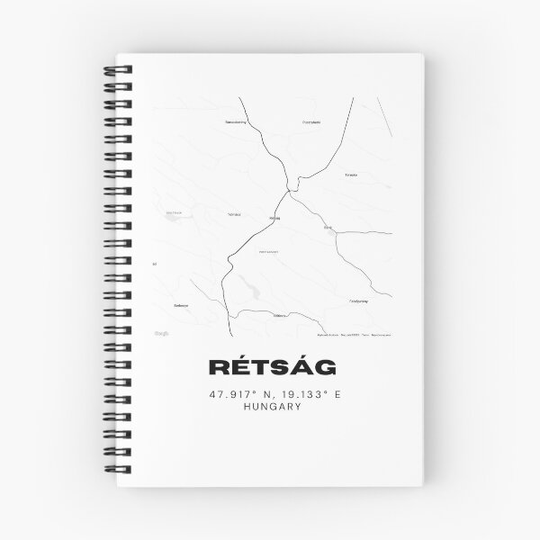 Item preview, Rétság Minimalist City Map | Hungary Modern Poster designed and sold by RM-Journey.