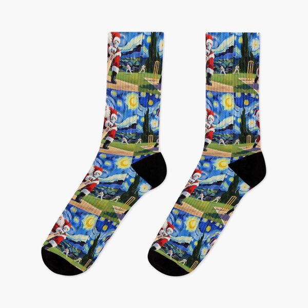 Item preview, Santa playing cricket.   designed and sold by Nomad-Maynard.