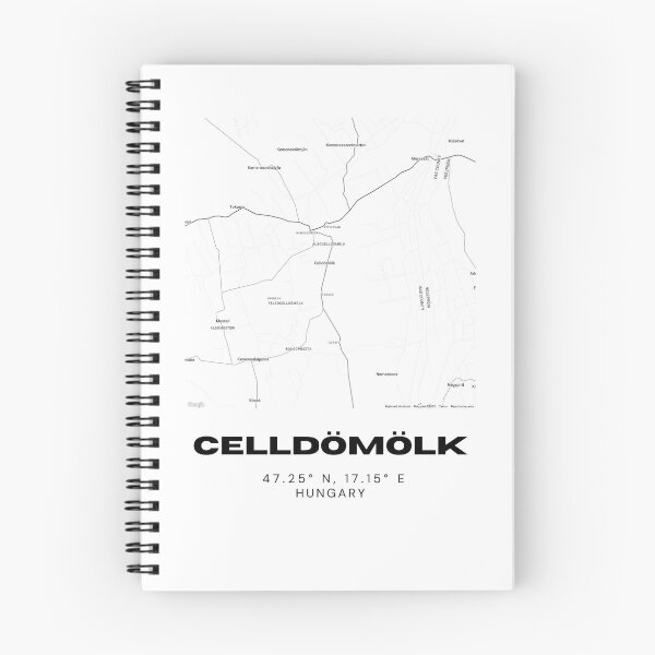 Item preview, Celldömölk Hungary Modern Map | Minimalist Print designed and sold by RM-Journey.