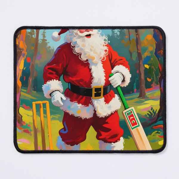 Item preview, Santa playing cricket. designed and sold by Nomad-Maynard.