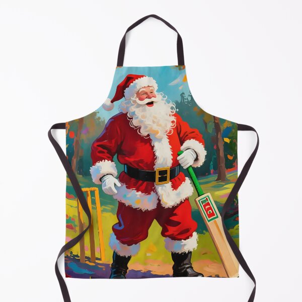 Item preview, Santa playing cricket. designed and sold by Nomad-Maynard.