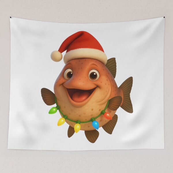 Item preview, Christmas Keta Salmon designed and sold by Sillytoe.
