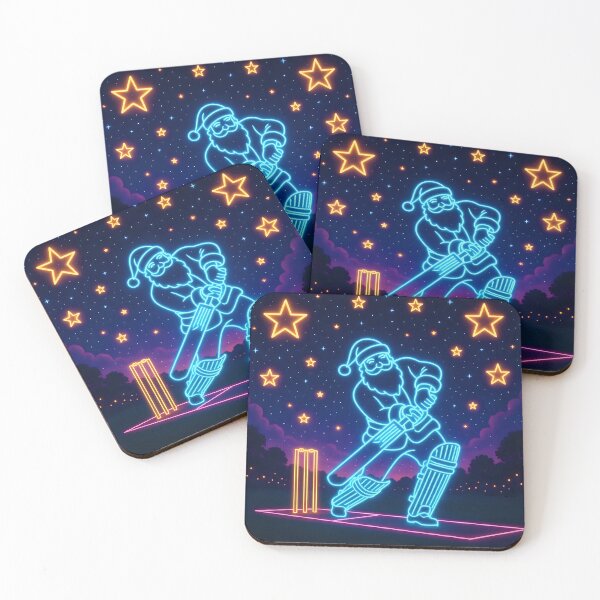Item preview, Santa playing cricket.   designed and sold by Nomad-Maynard.