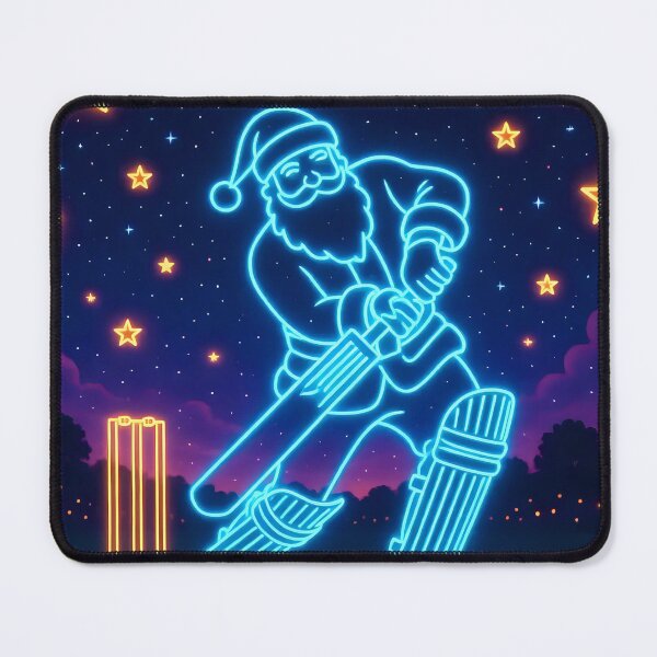 Item preview, Santa playing cricket.   designed and sold by Nomad-Maynard.