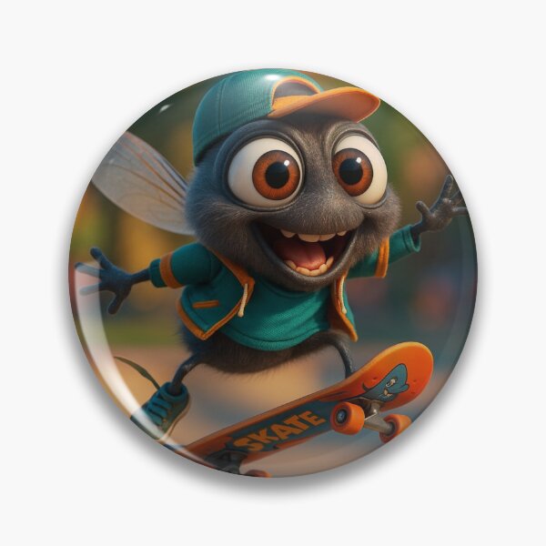 Item preview, Skater Fly designed and sold by Sillytoe.