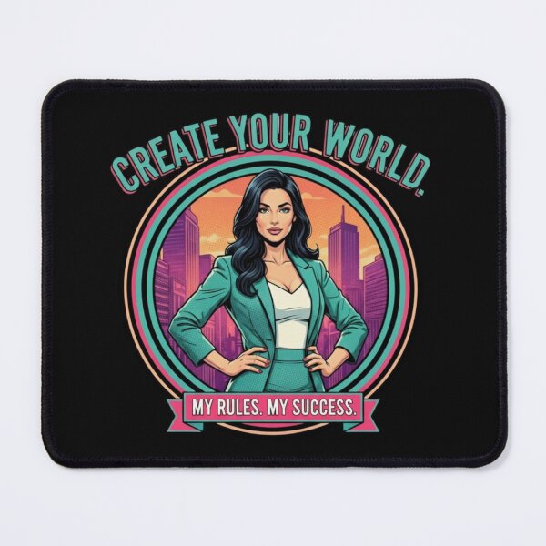 Item preview, Create Your World. My Rules. My Success. designed and sold by BoldBloomArt.