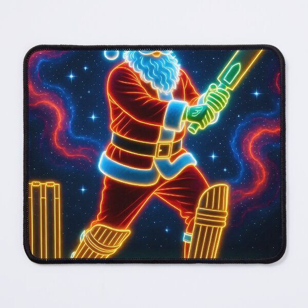 Item preview, Santa playing cricket.   designed and sold by Nomad-Maynard.