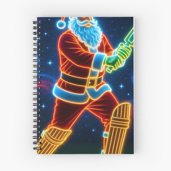 Item preview, Santa playing cricket.   designed and sold by Nomad-Maynard.