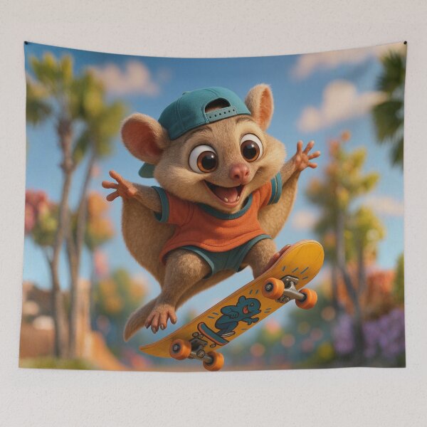 Item preview, Skater Flying Lemur designed and sold by Sillytoe.