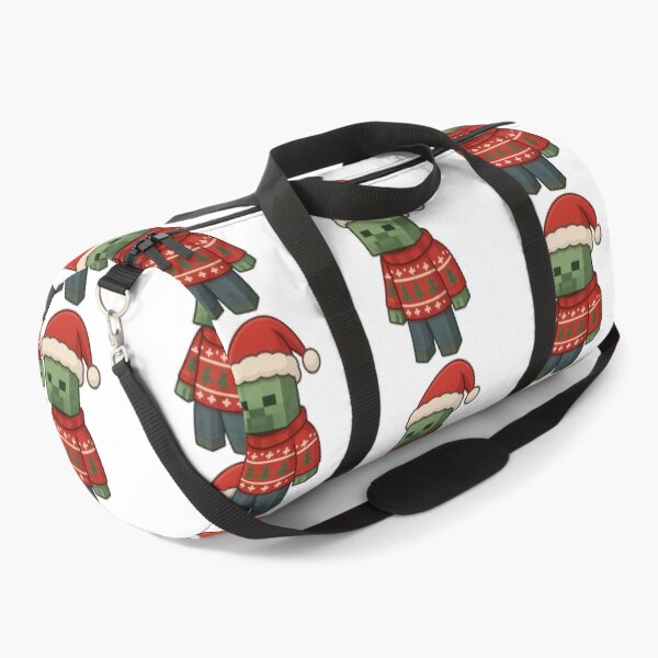 Item preview, Zombie Creeper Santa Claus, Minecraft Style! Blocky, Jolly & Ready for Christmas designed and sold by DibujandoPorfa.