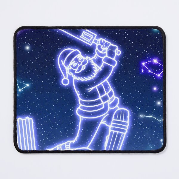 Item preview, Santa playing cricket.   designed and sold by Nomad-Maynard.