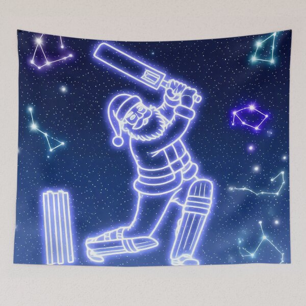 Item preview, Santa playing cricket.   designed and sold by Nomad-Maynard.