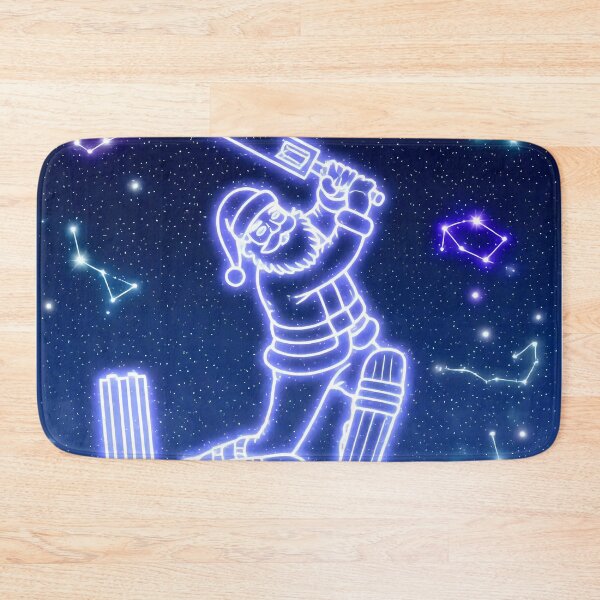 Item preview, Santa playing cricket.   designed and sold by Nomad-Maynard.